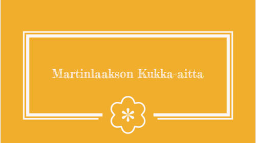 Martinlaakson Kukka-aitta